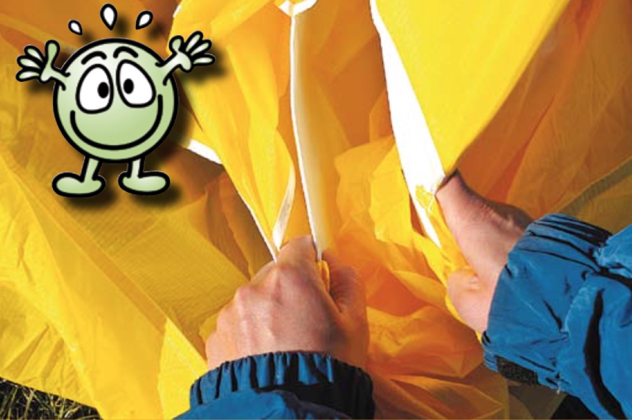 Обслуживание параплана после сезона